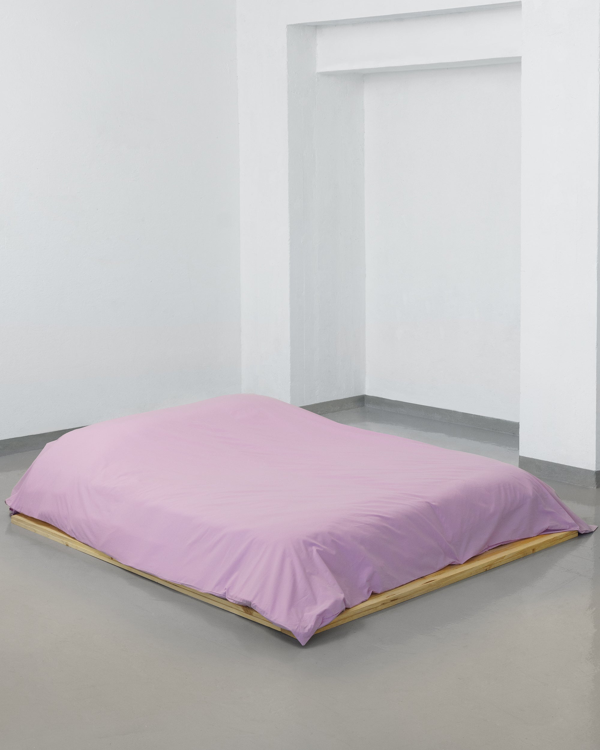Duvet cover - 200 threads percale (Rose)