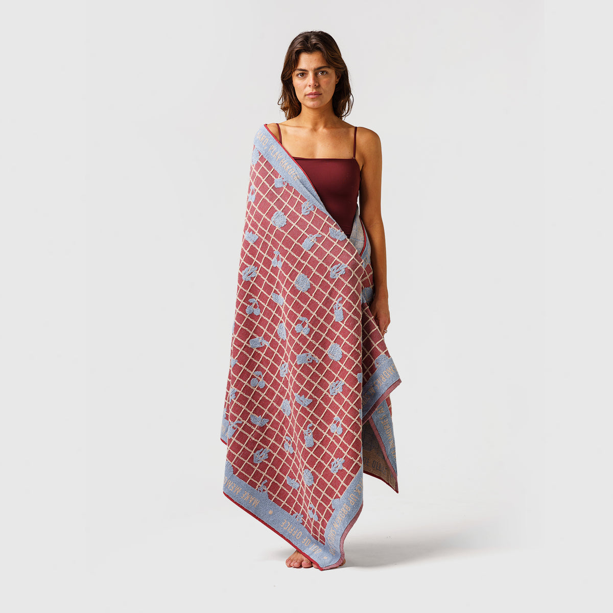 Beach towel- MAKE MEMORIES AT SUNSET