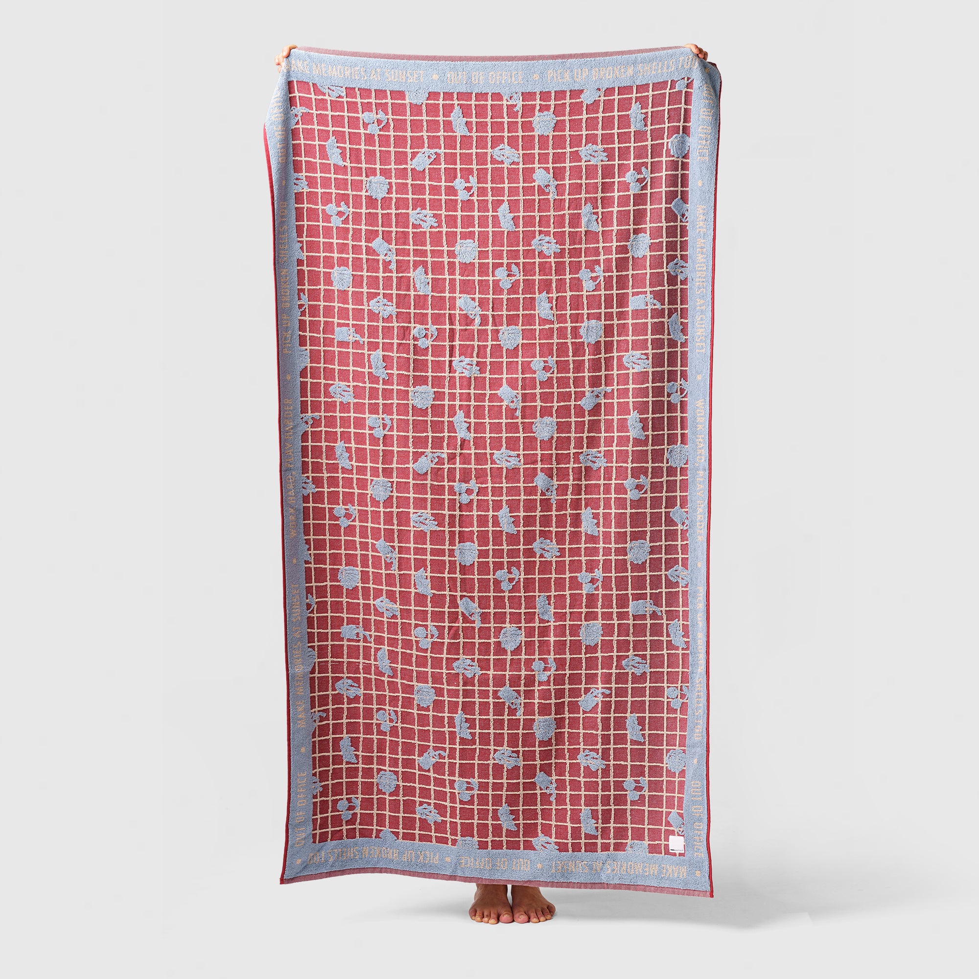 Beach towel- MAKE MEMORIES AT SUNSET