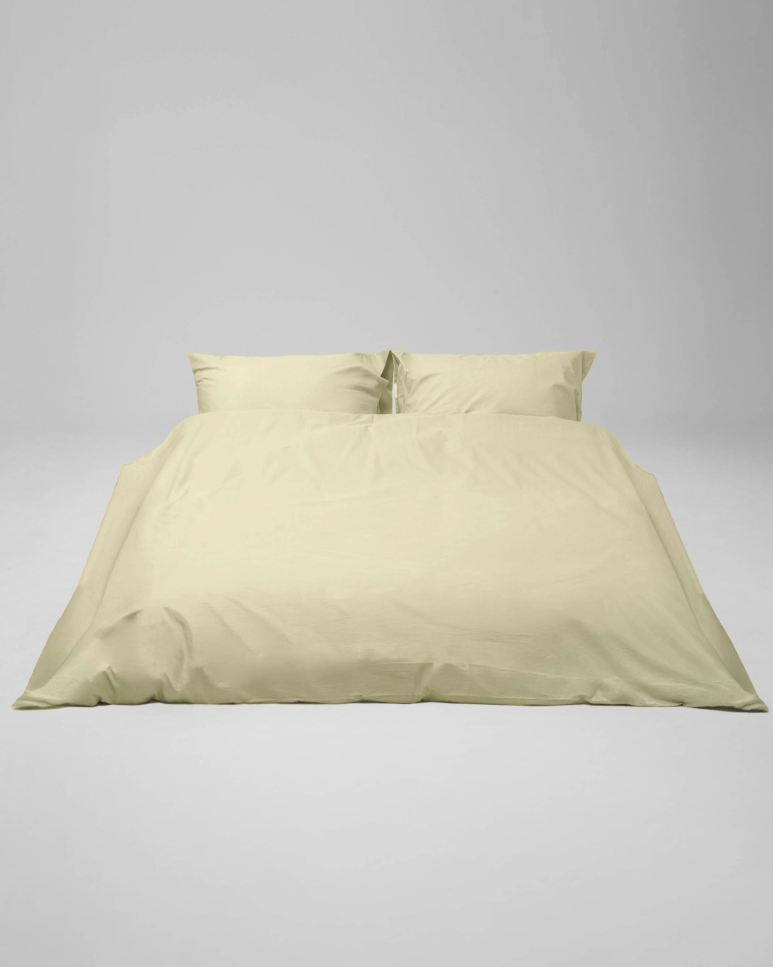 Flat sheet - 200 threads percale (Light Yellow)