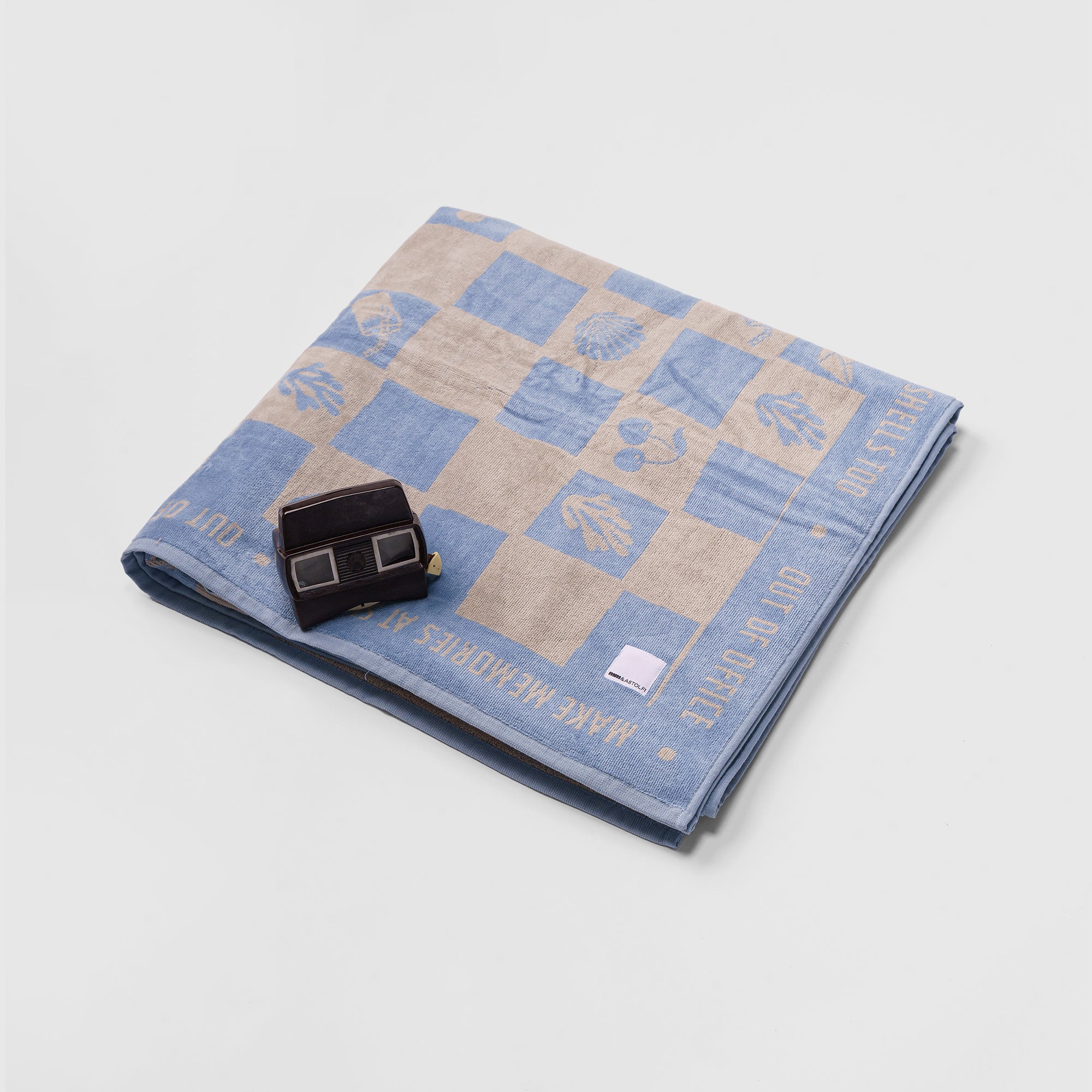 Beach towel- PICK UP BROKEN SHELLS TOO