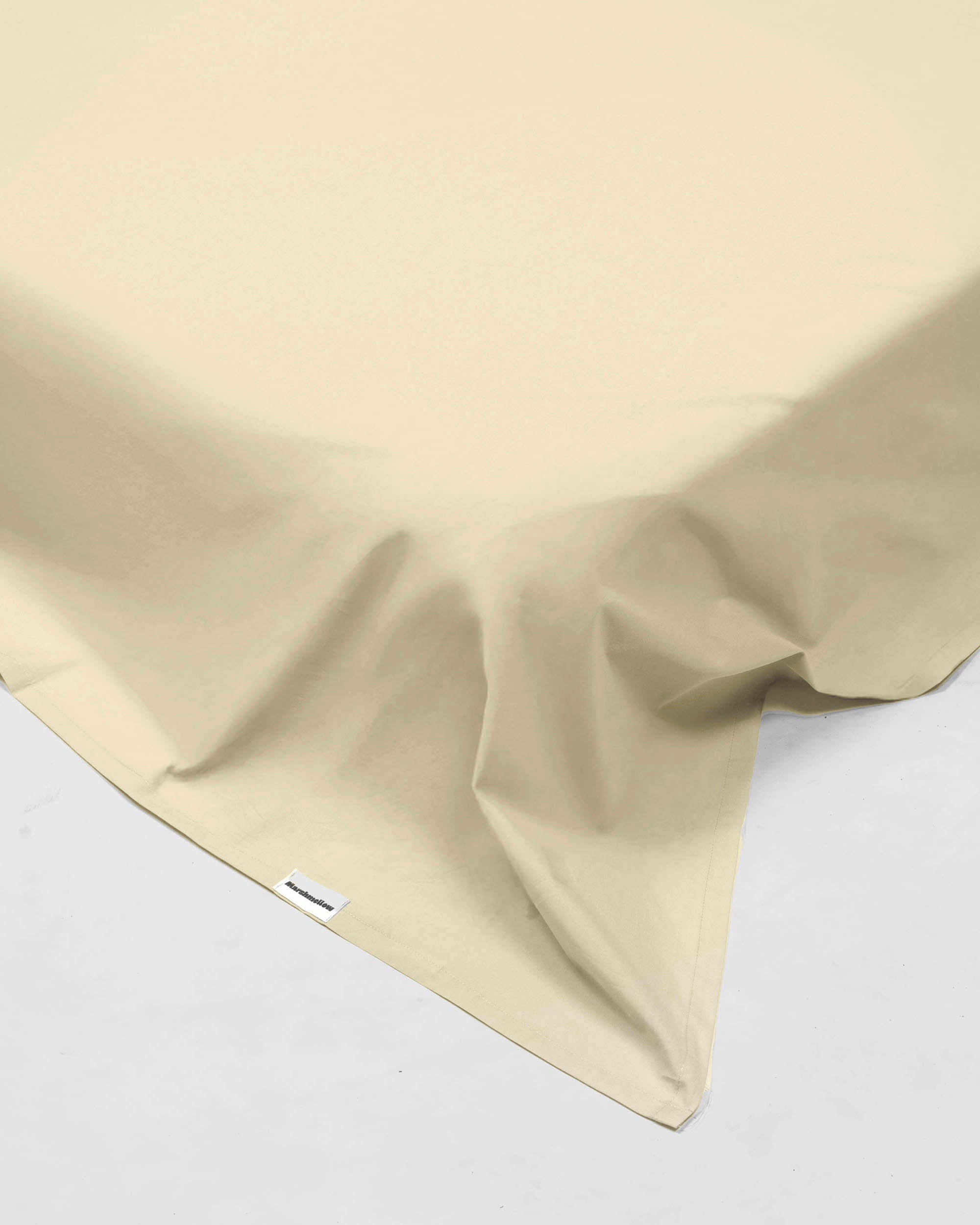 Flat sheet - 200 threads percale (Light Yellow)