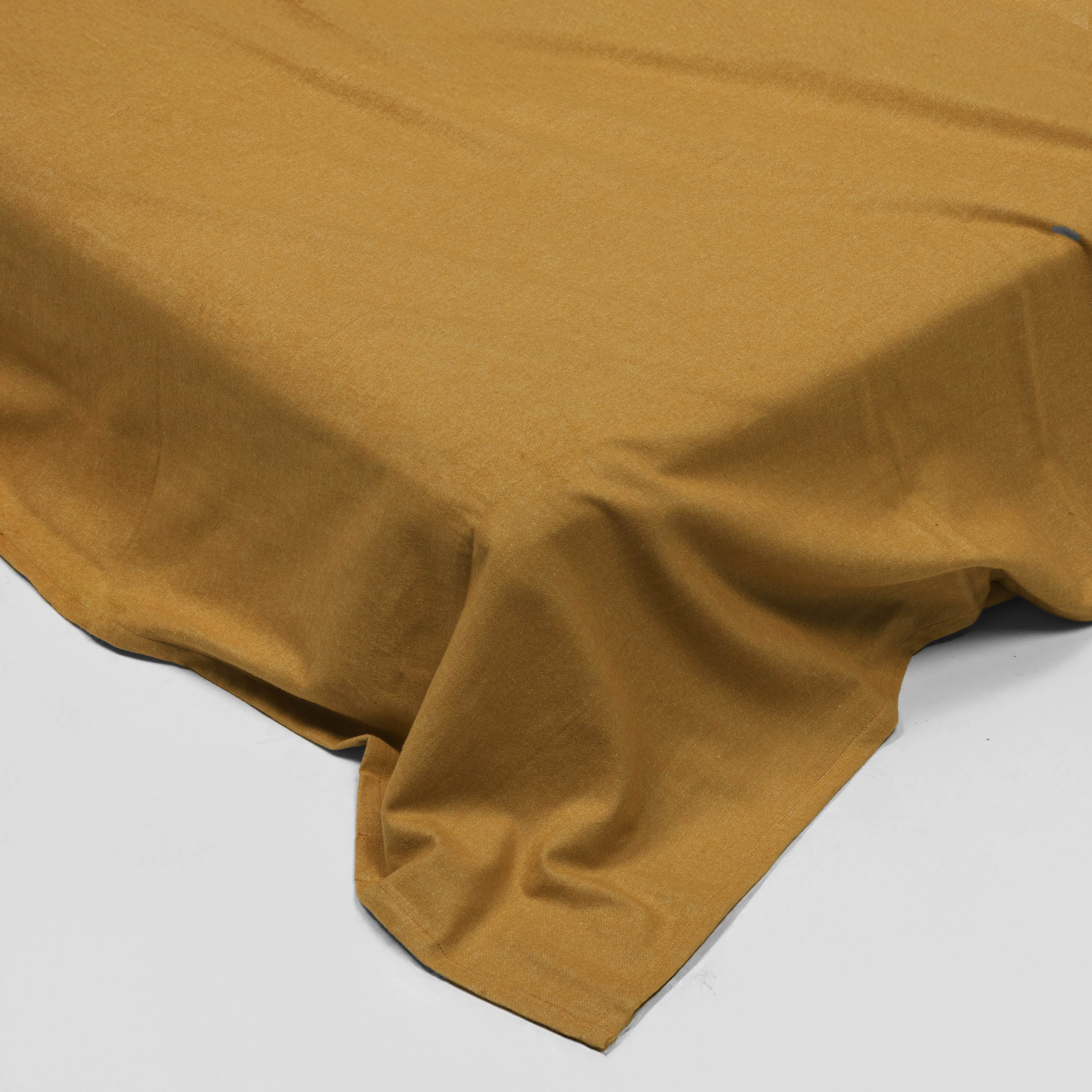 Flat sheet - Flannel (Mustard)