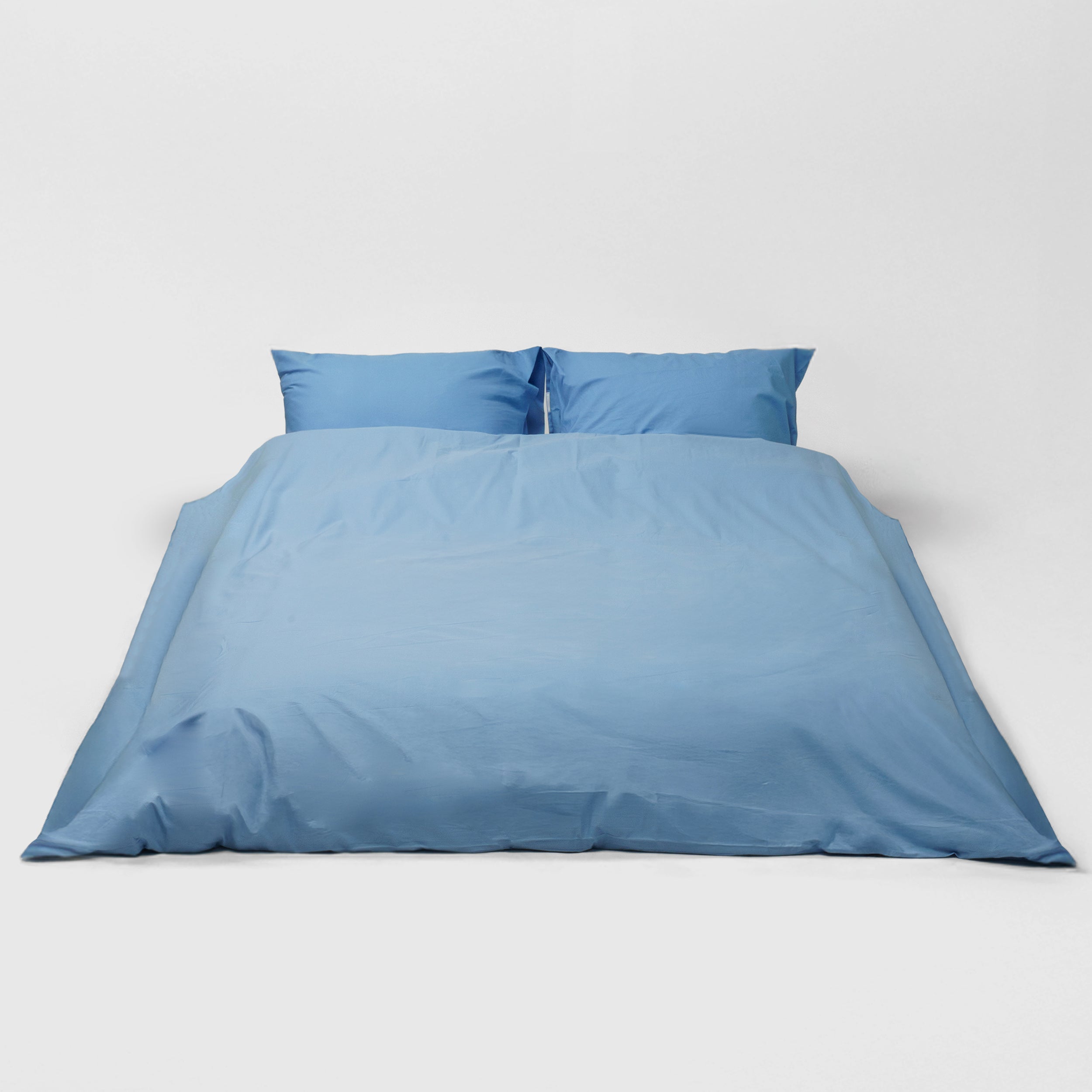 Flat sheet - 200 threads percale (Blue)