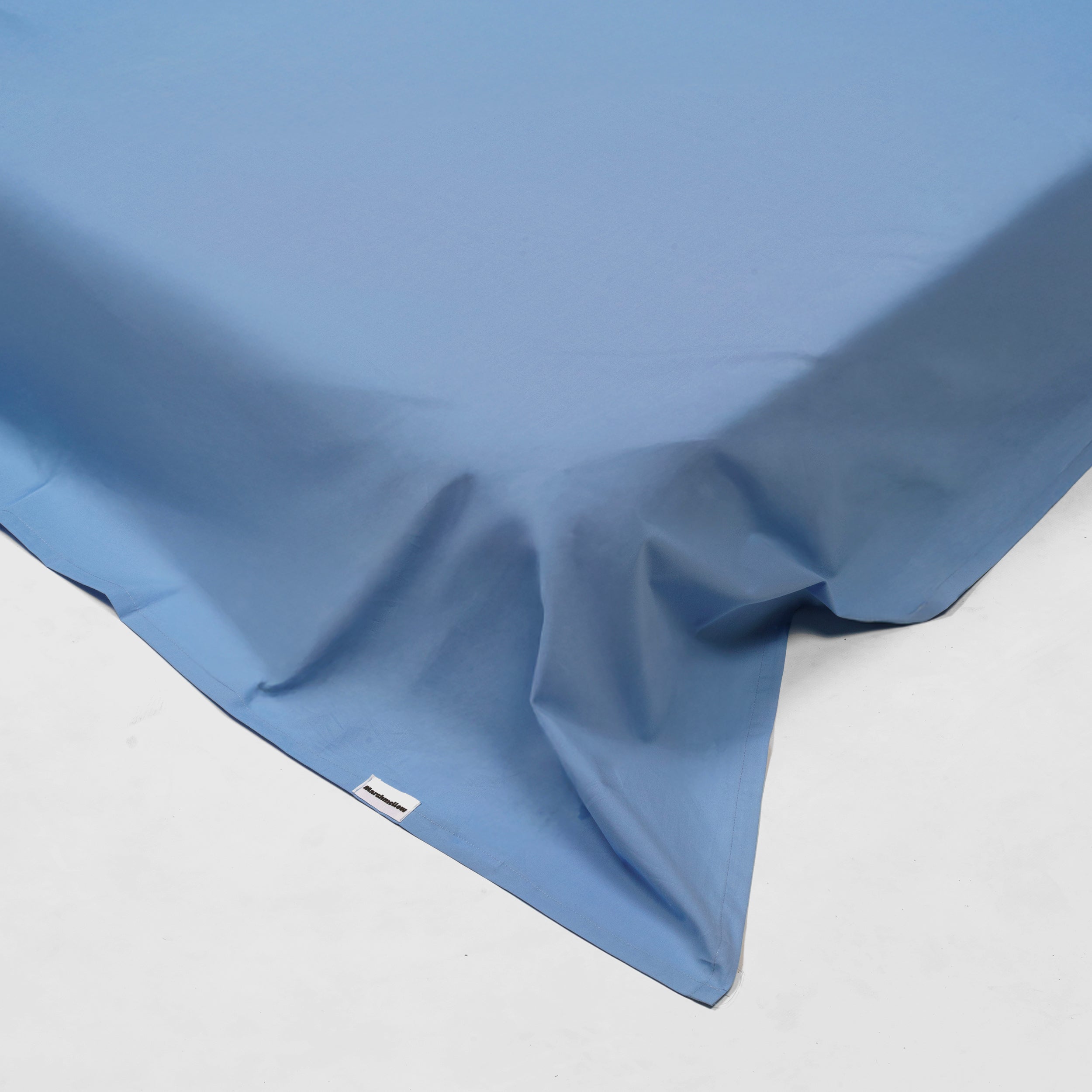 Flat sheet - 200 threads percale (Blue)