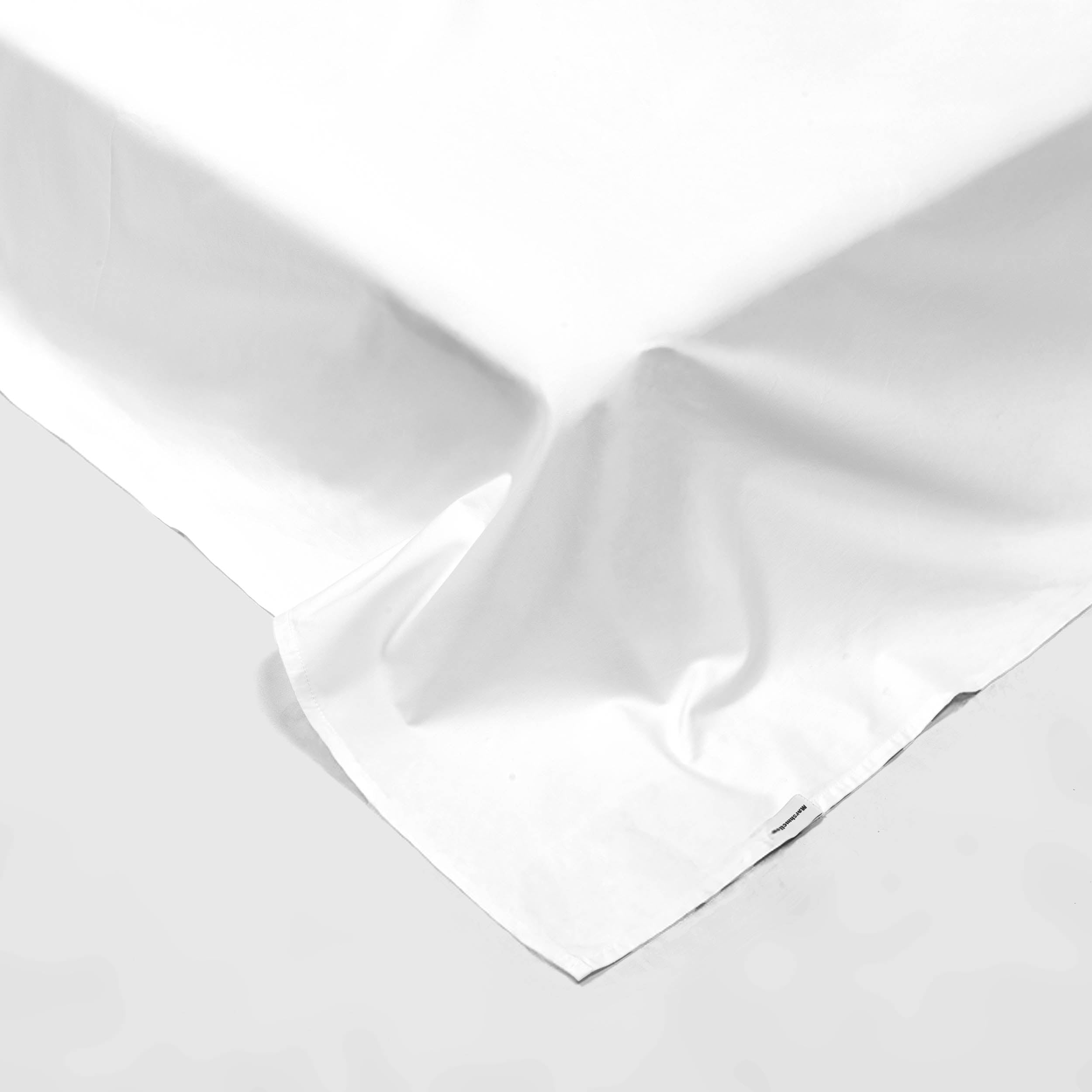 Flat sheet - 500 threads sateen (White)
