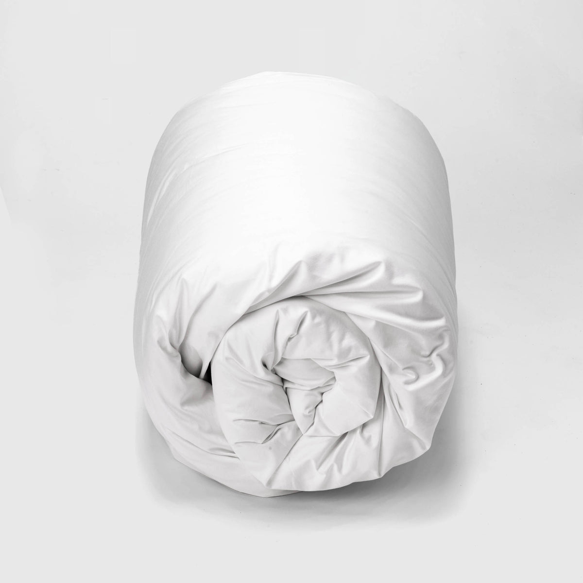 White percale duvet cover