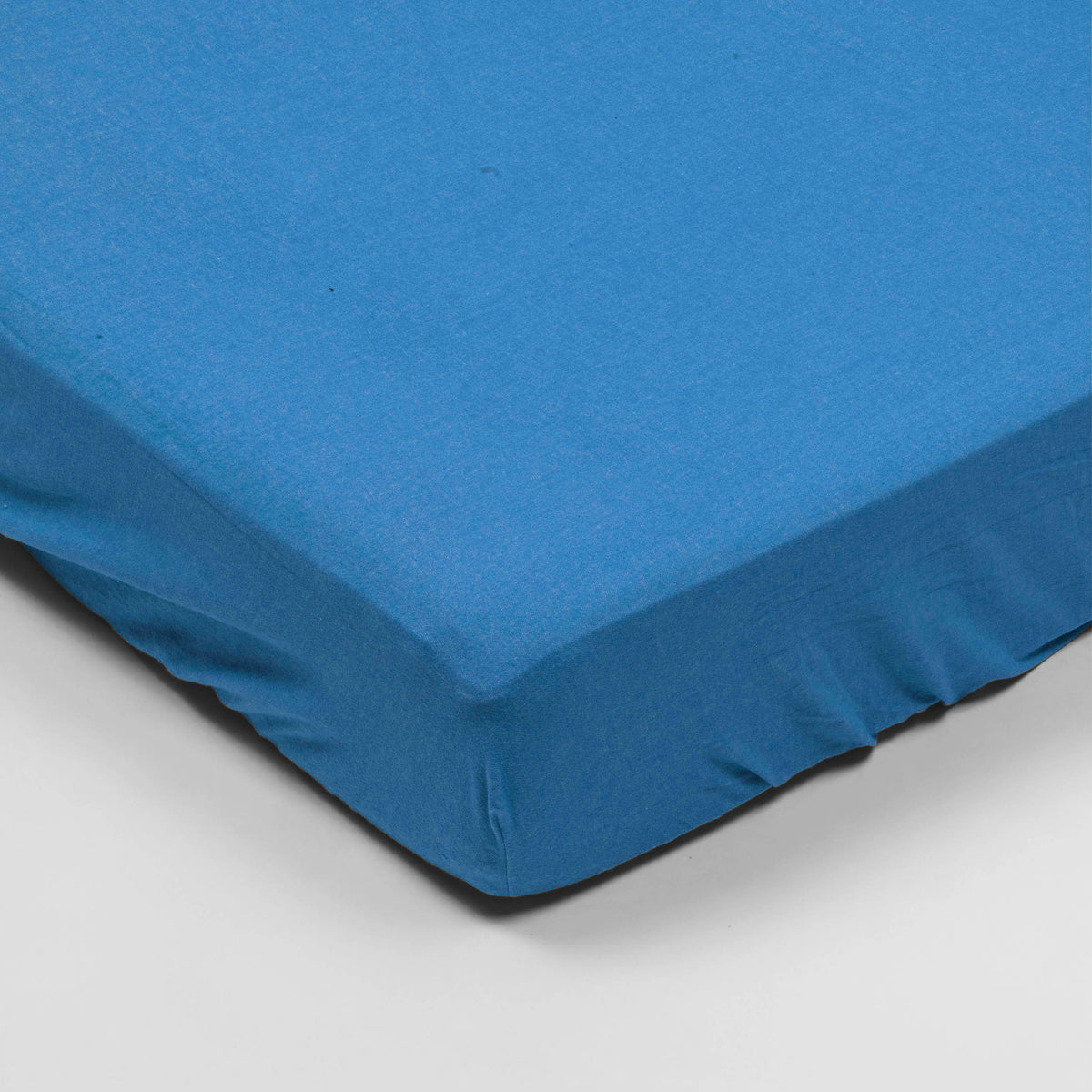 Fitted sheet - Flannel (Blue)