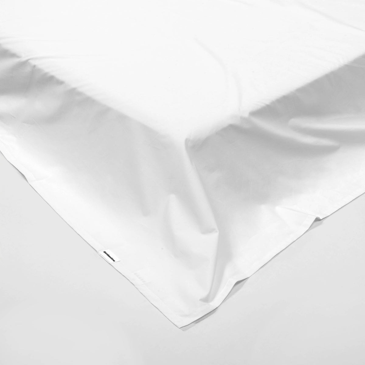 White percale flat sheet