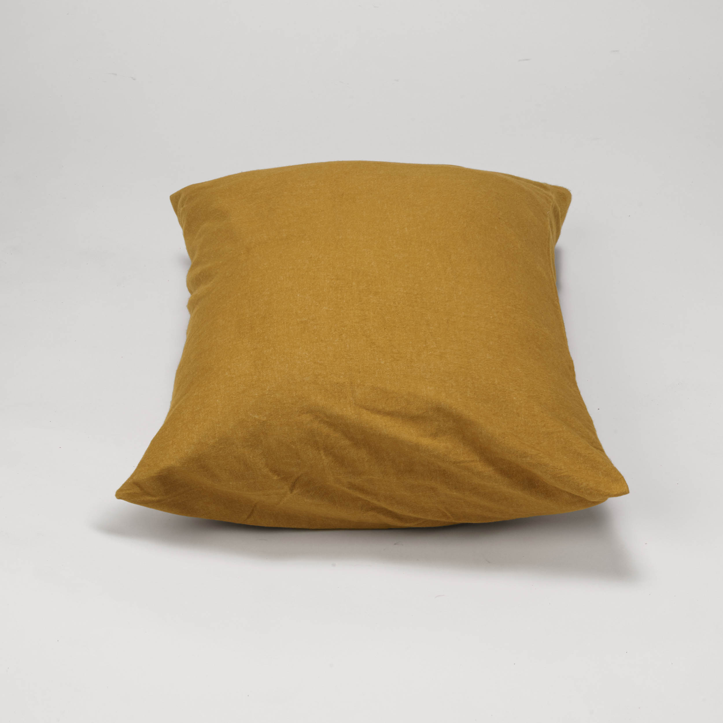 Pillowcase - Flannel (Mustard)