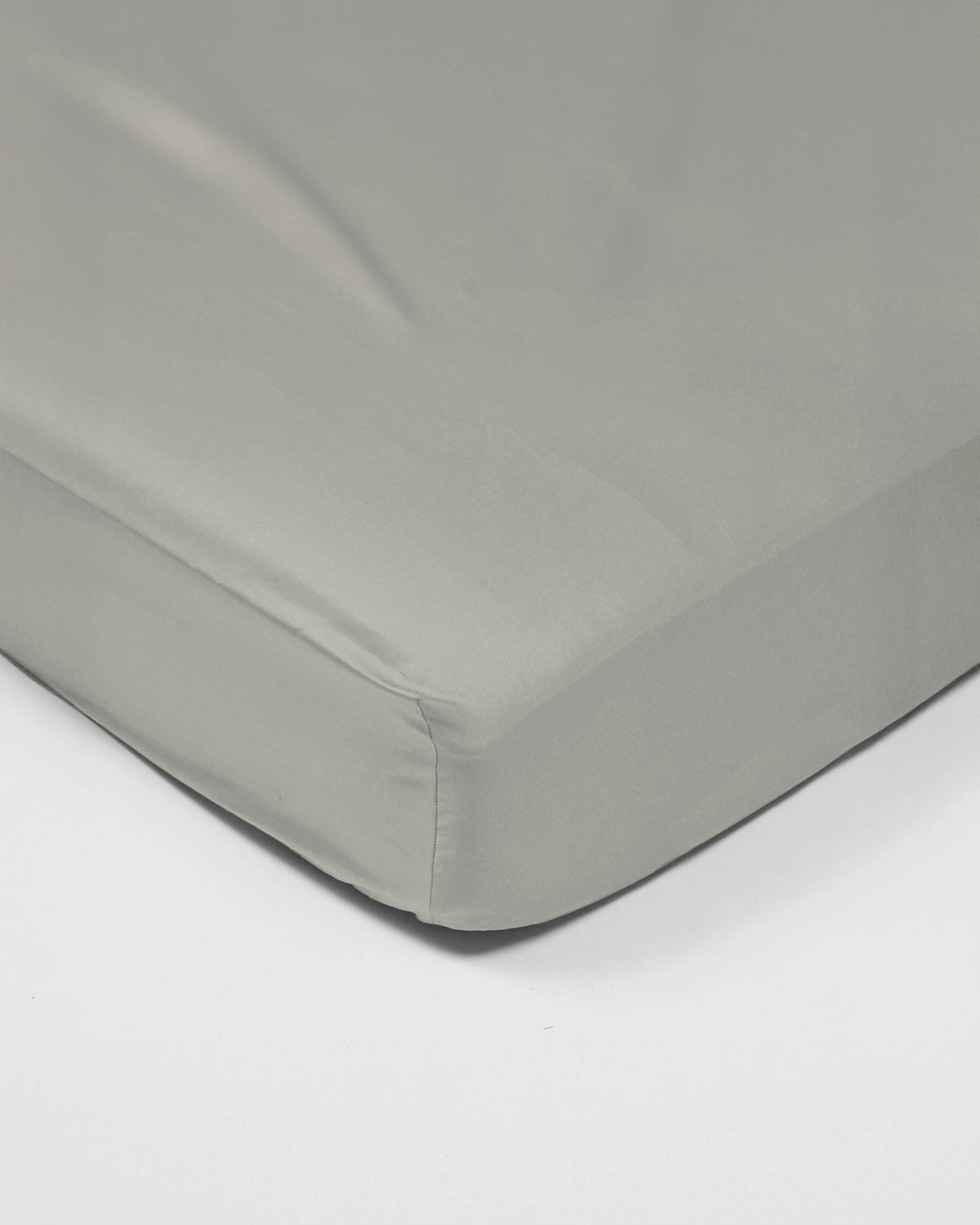 Fitted sheet - 300 threads sateen (Grey)
