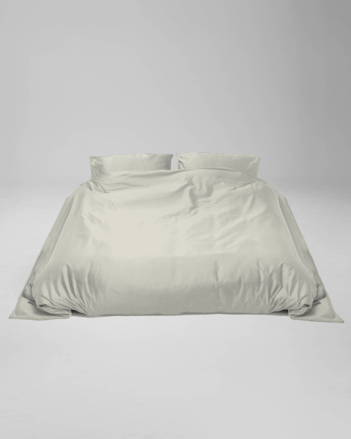 Fitted sheet - 300 threads sateen (Grey)