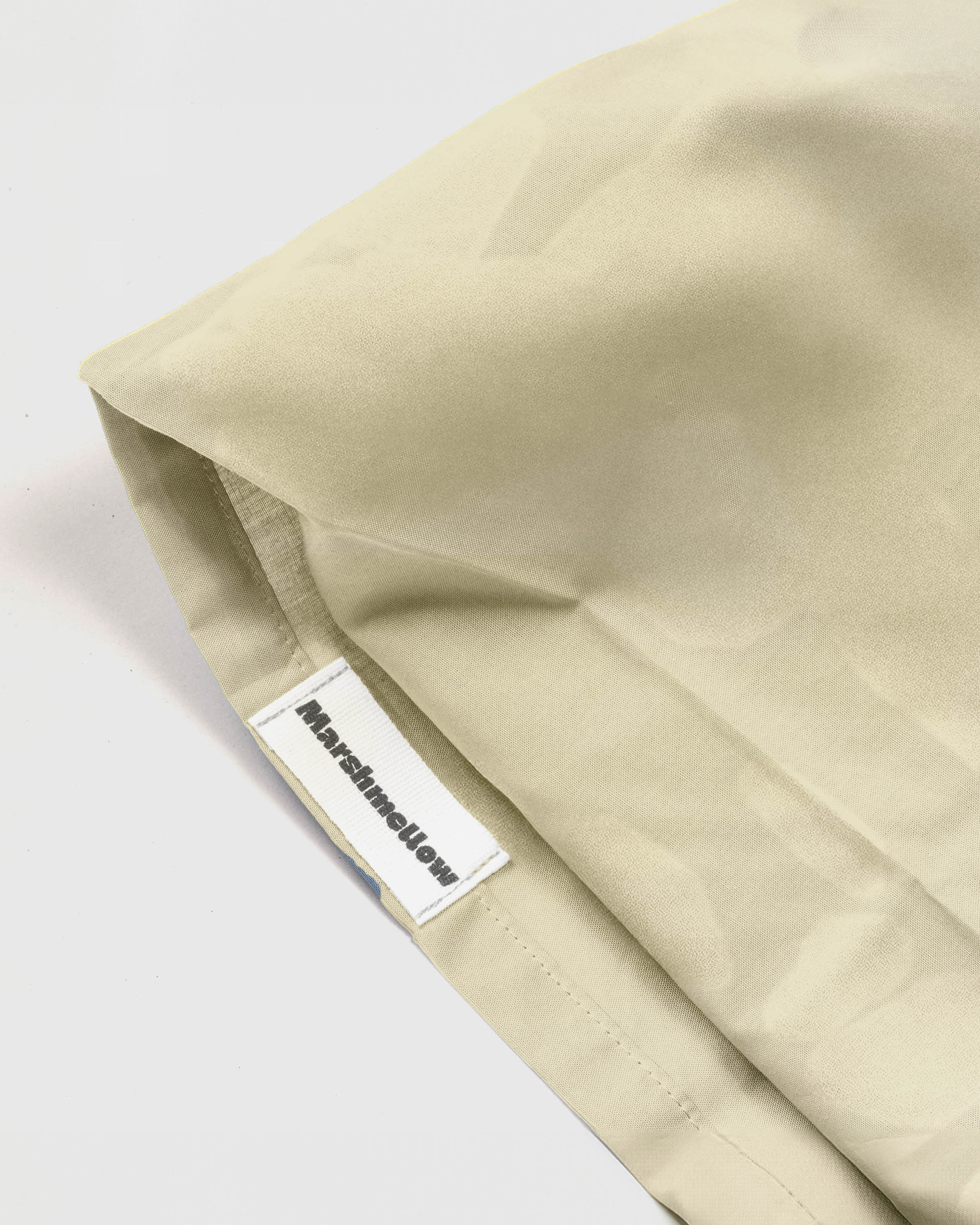 Pillowcase - 200 threads percale (Light Yellow)