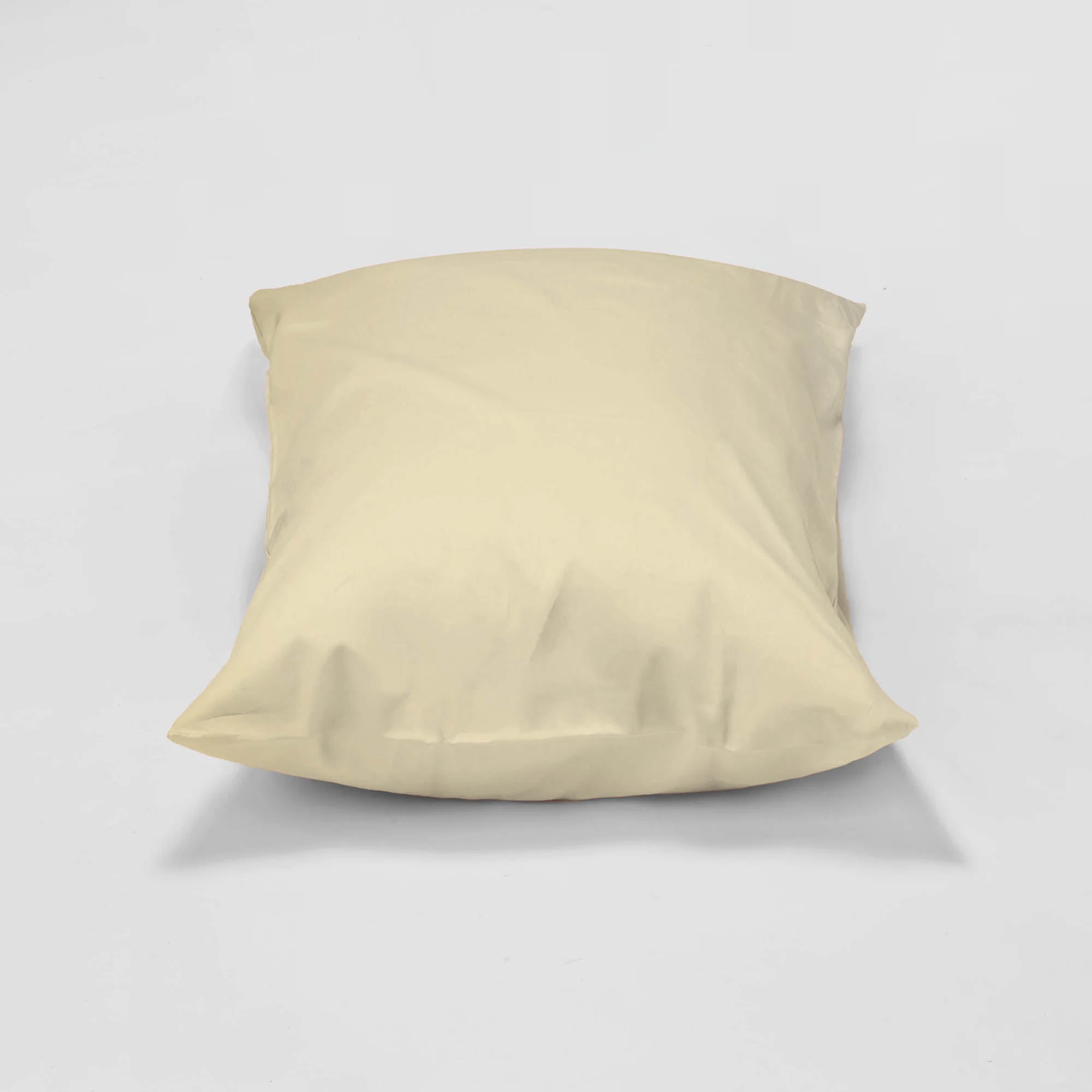 Pillowcase - 200 threads percale (Light Yellow)