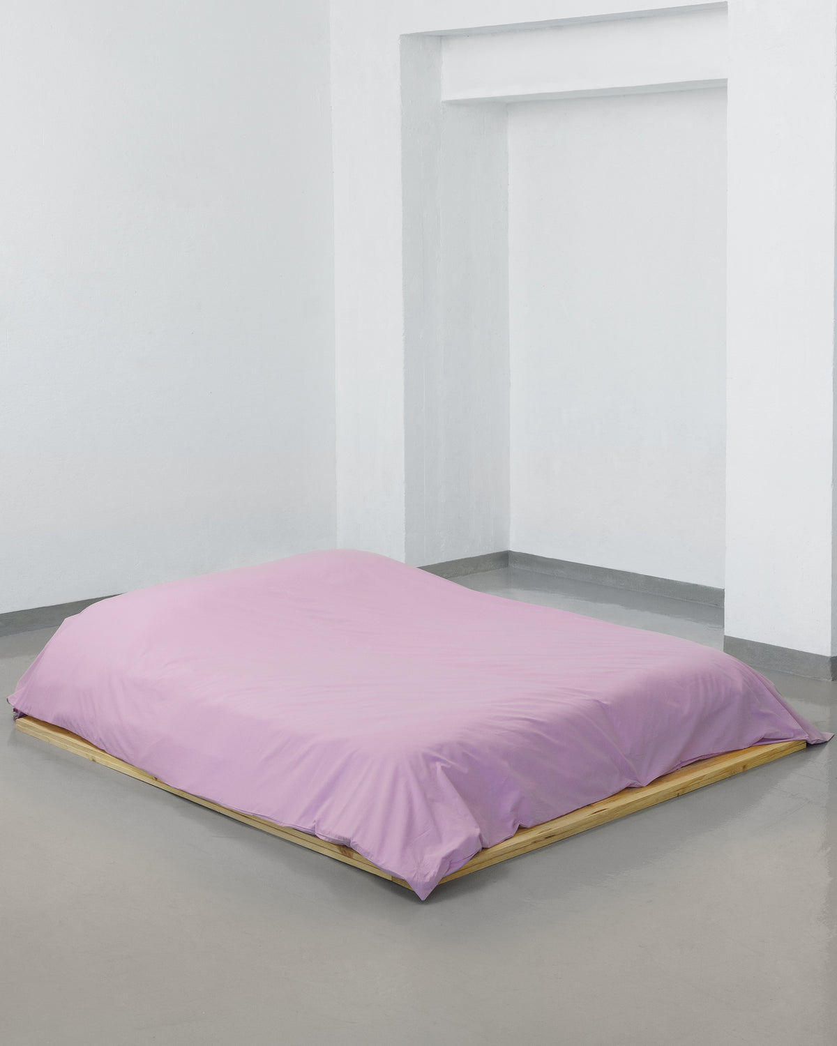 Duvet cover - 200 threads percale (Rose)