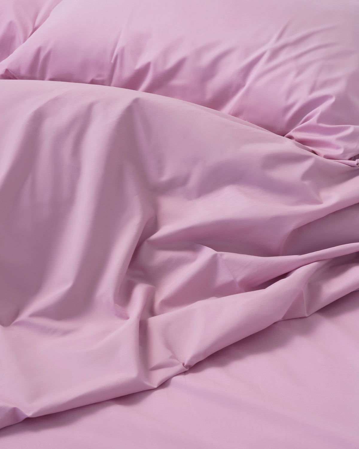 Duvet cover - 200 threads percale (Rose)