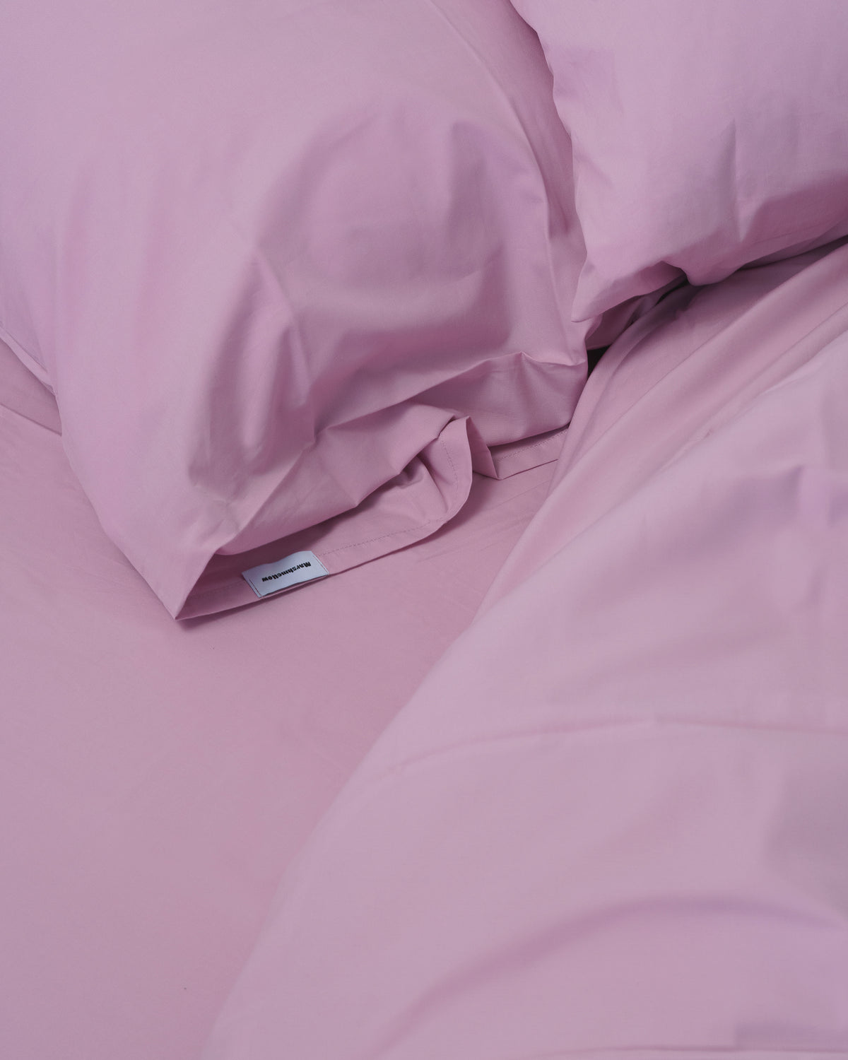 Pillowcase - 200 threads percale (Rose)