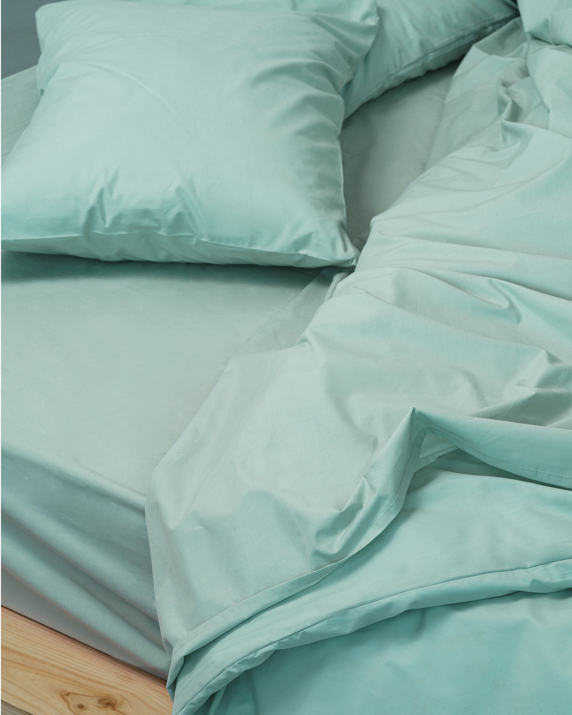 Flat sheet - 200 threads percale (Blue)