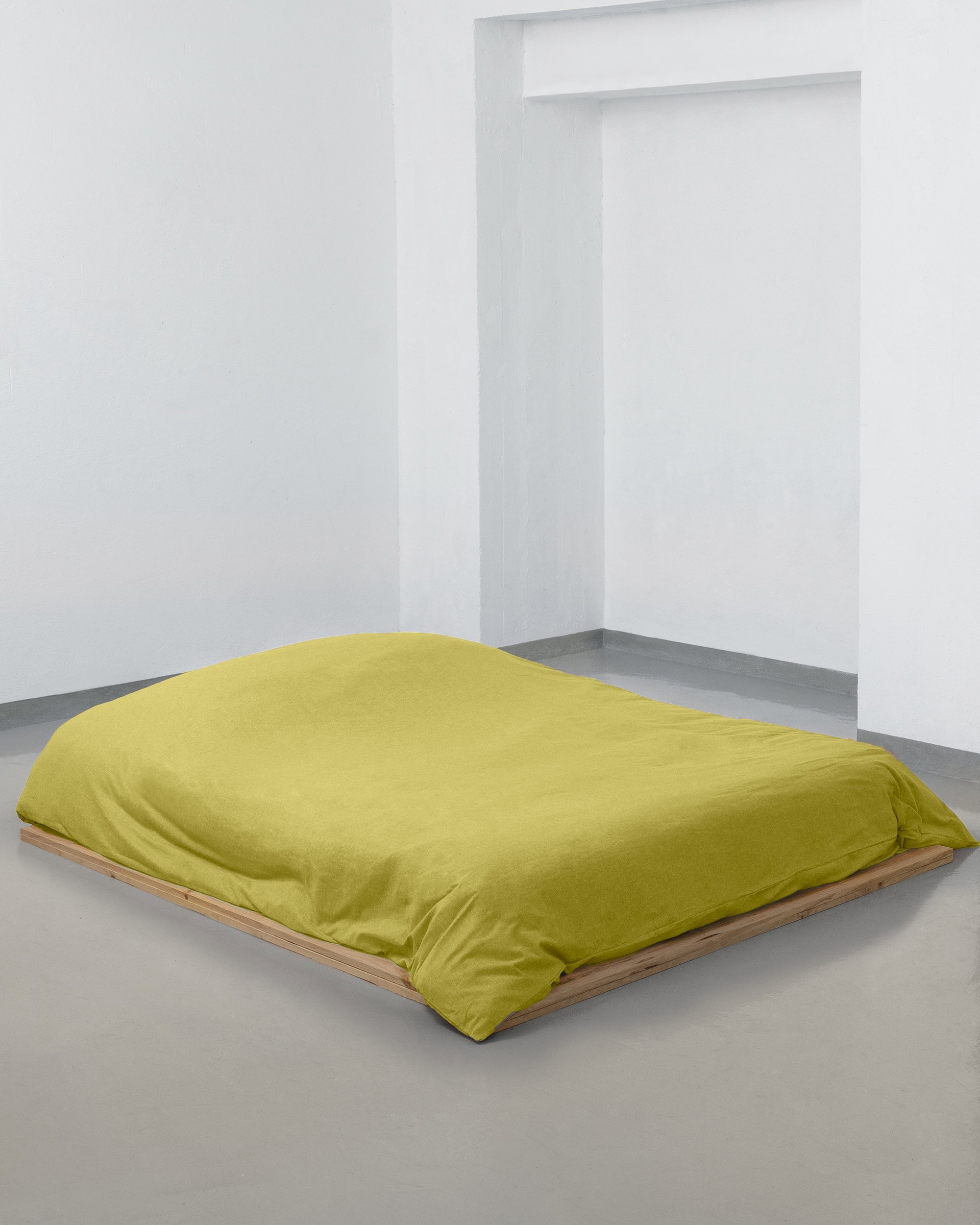 Duvet cover - Flannel (Mustard)