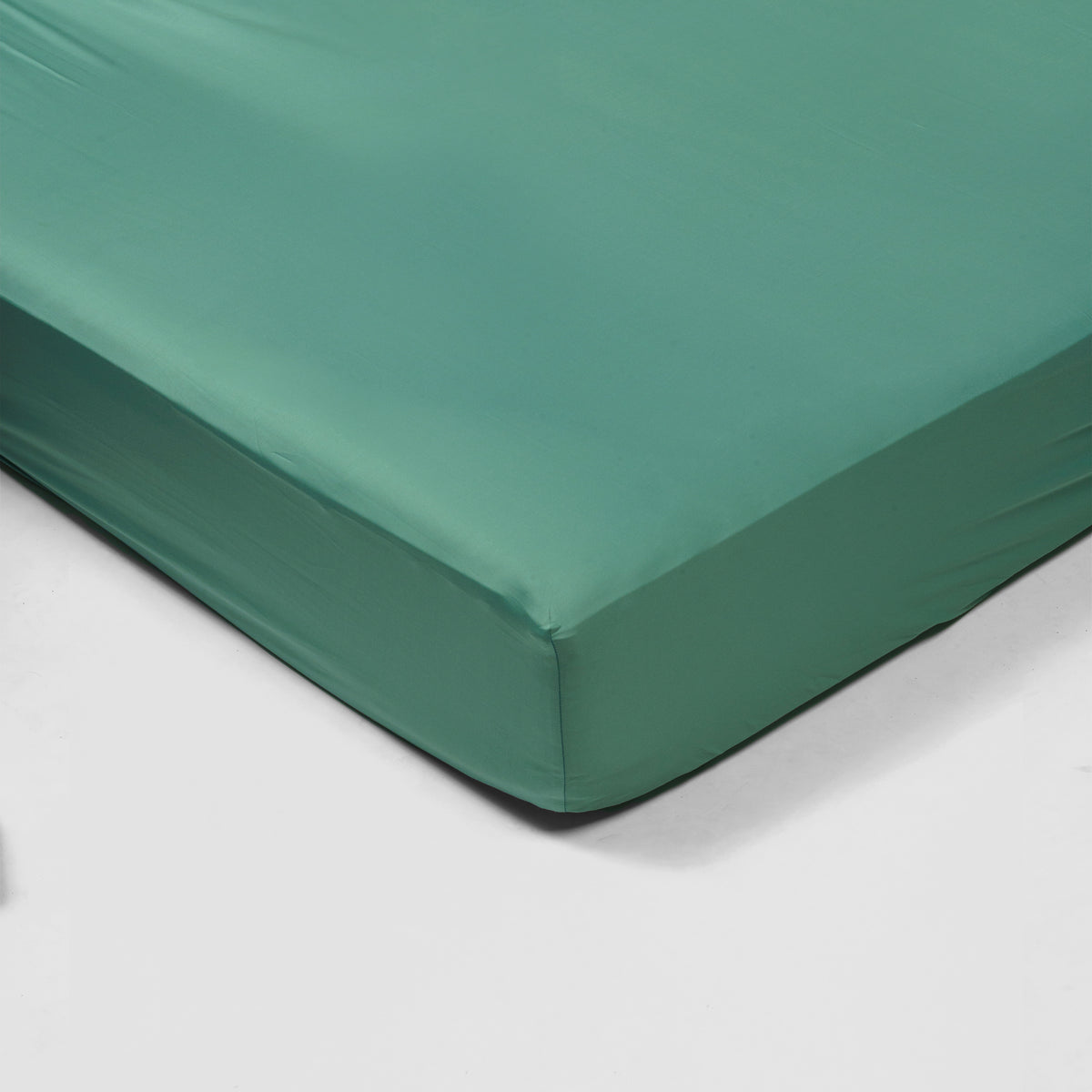 Fitted sheet - 300 threads sateen (Green)