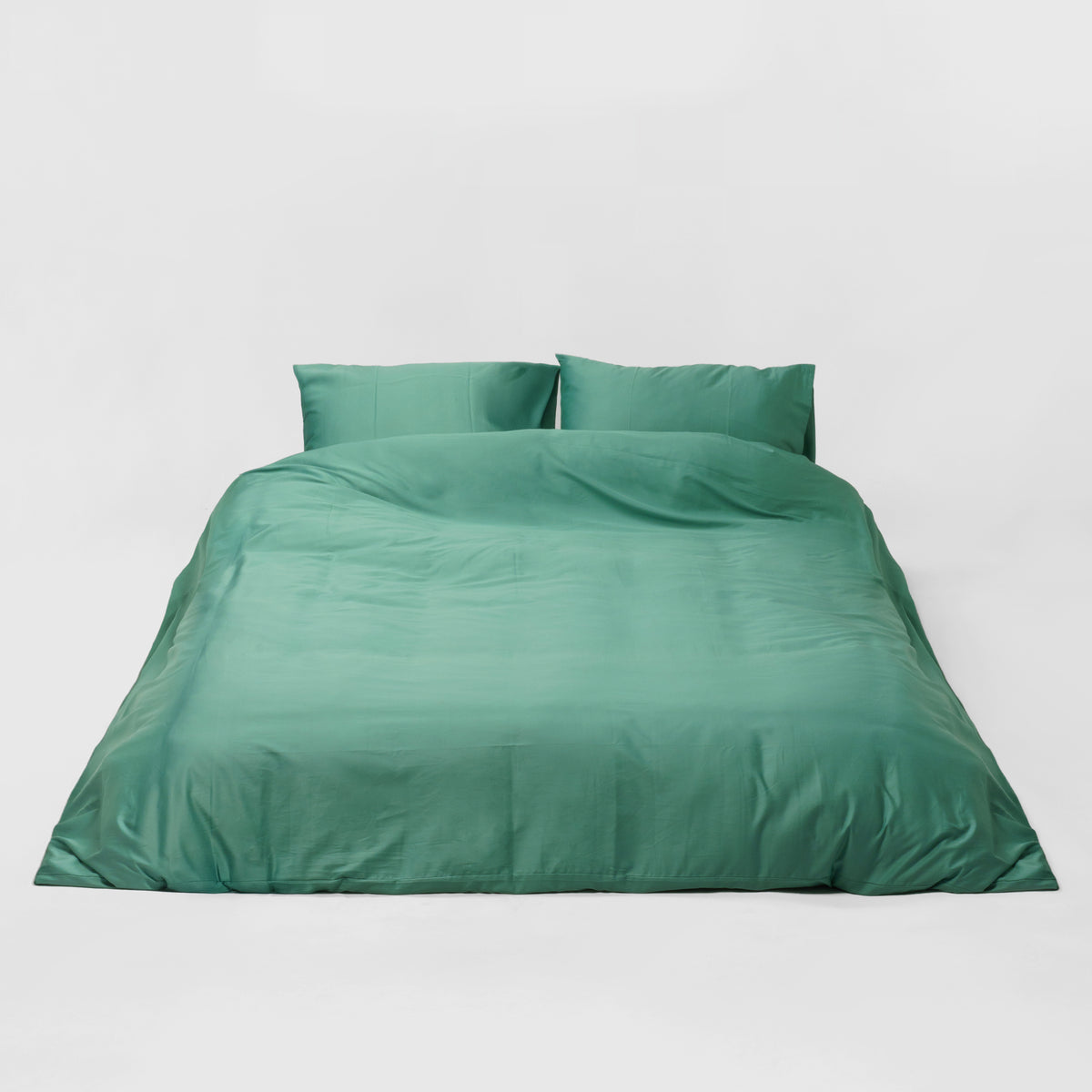 Fitted sheet - 300 threads sateen (Green)