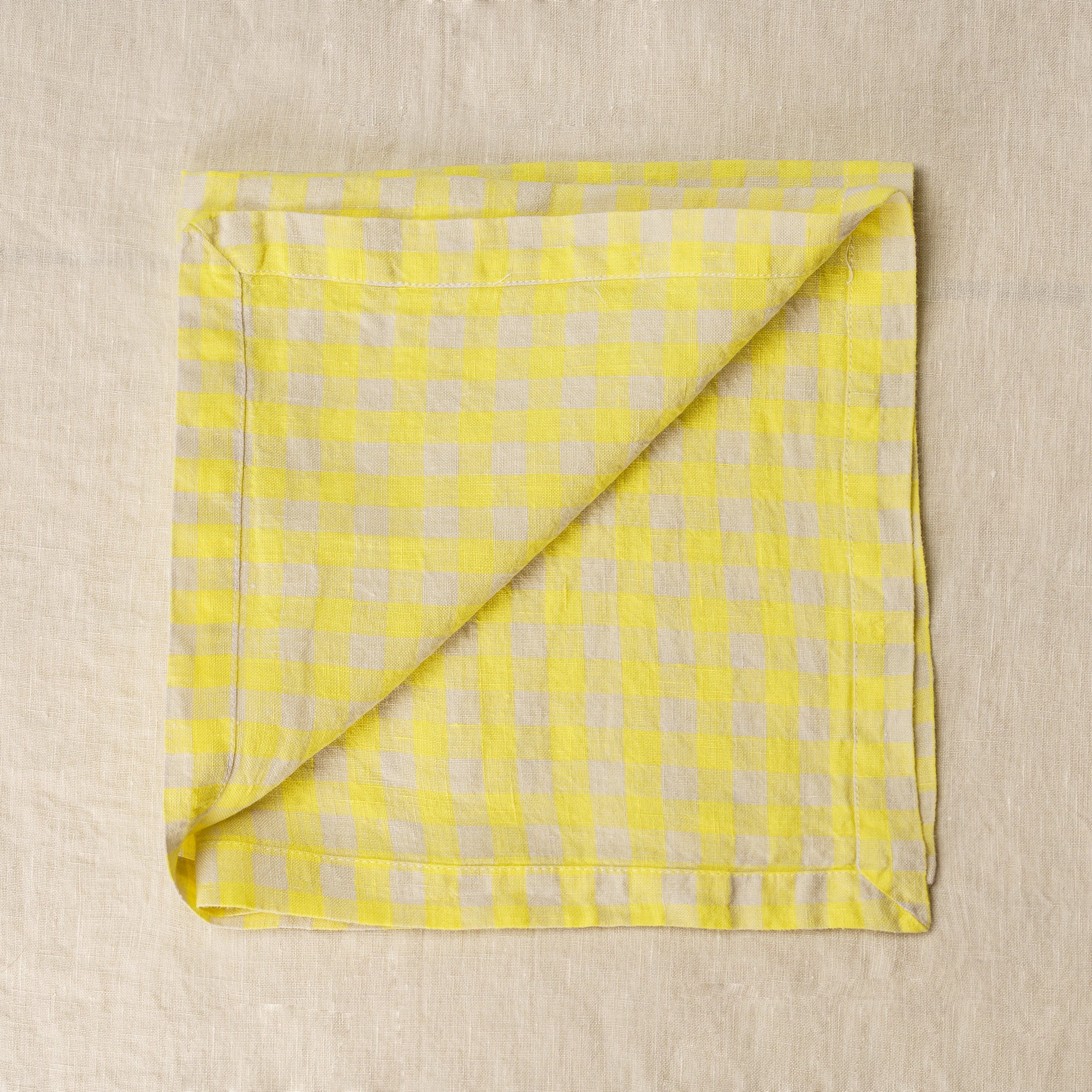 Napkin (Lemon Gingham)
