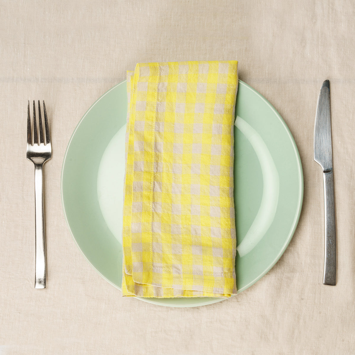 Napkin (Lemon Gingham)