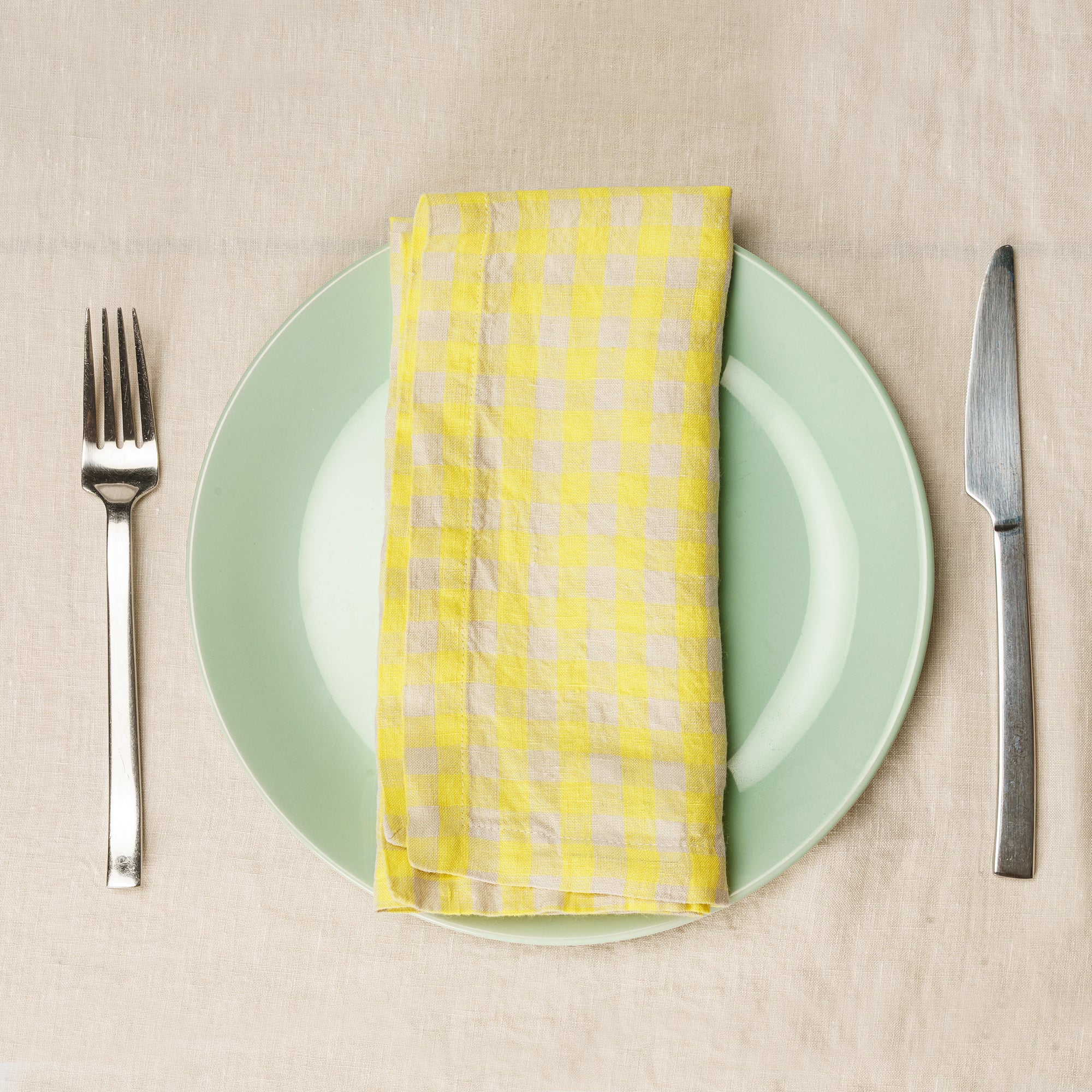 Napkin (Lemon Gingham)