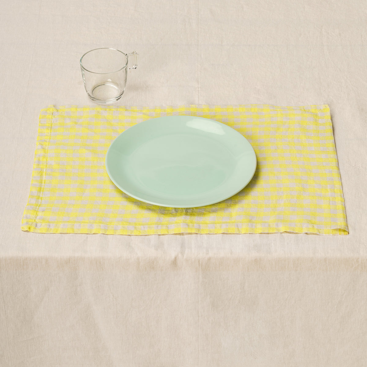 Placemats (Lemon Gingham)