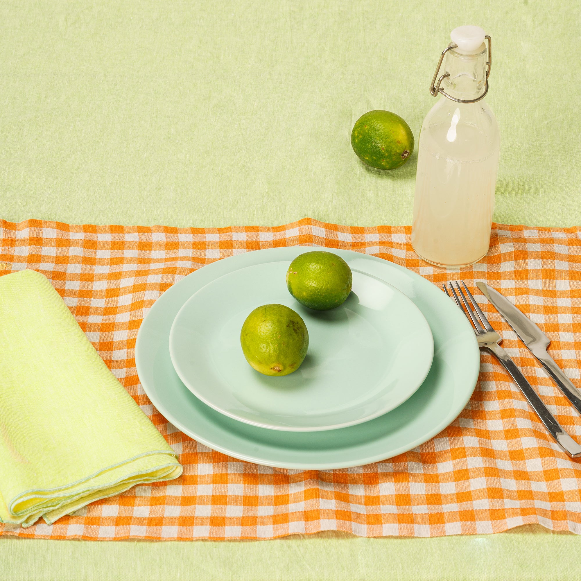 Placemats (Orange Gingham)