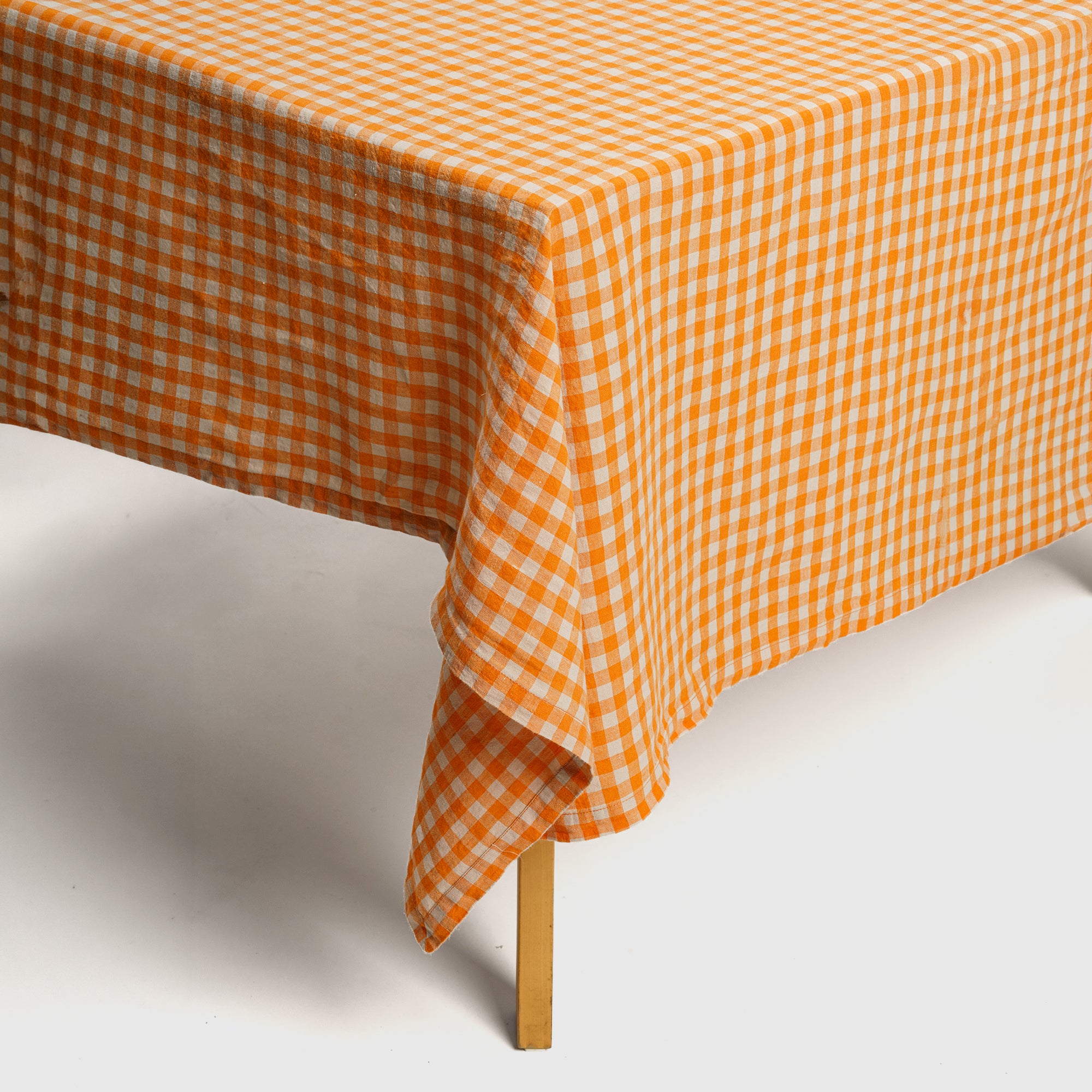 Tablecloth (Orange Gingham)