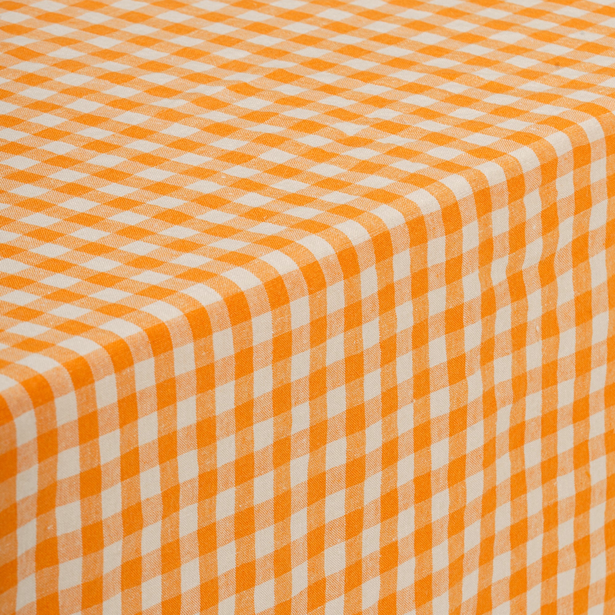 Tablecloth (Orange Gingham)