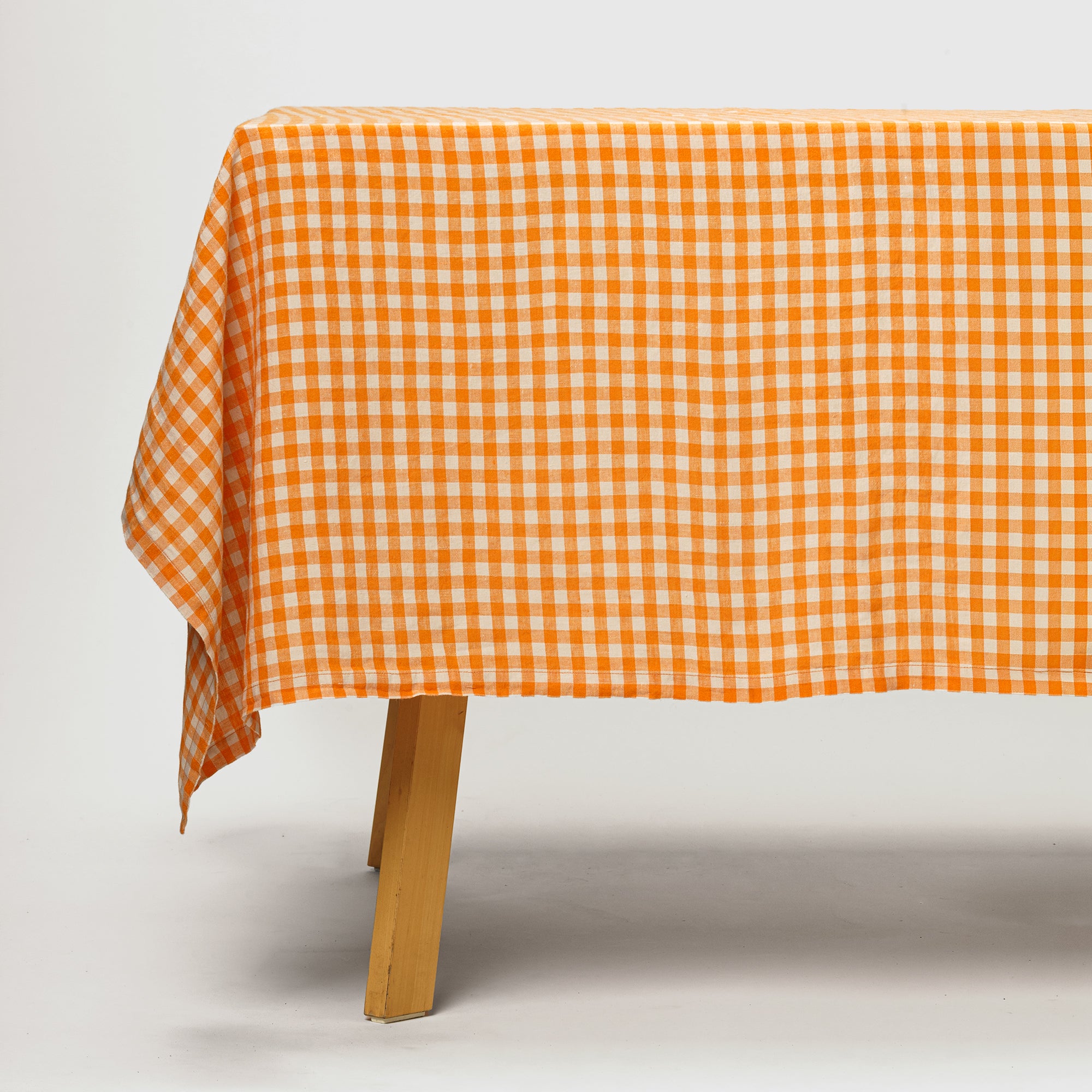 Tablecloth (Orange Gingham)