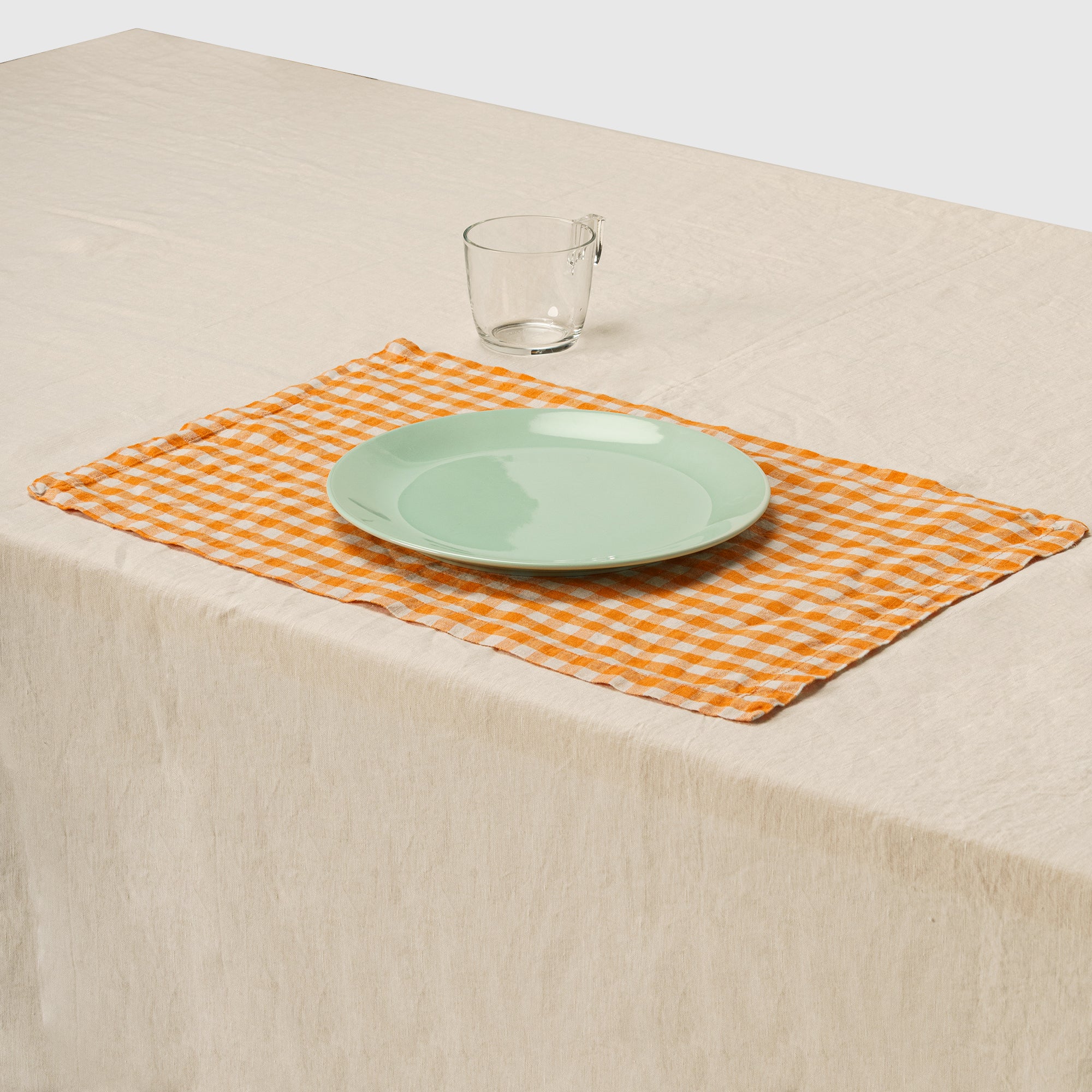 Placemats (Orange Gingham)