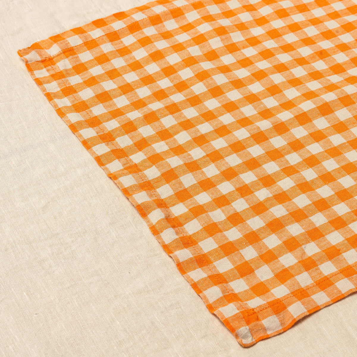 Placemats (Orange Gingham)