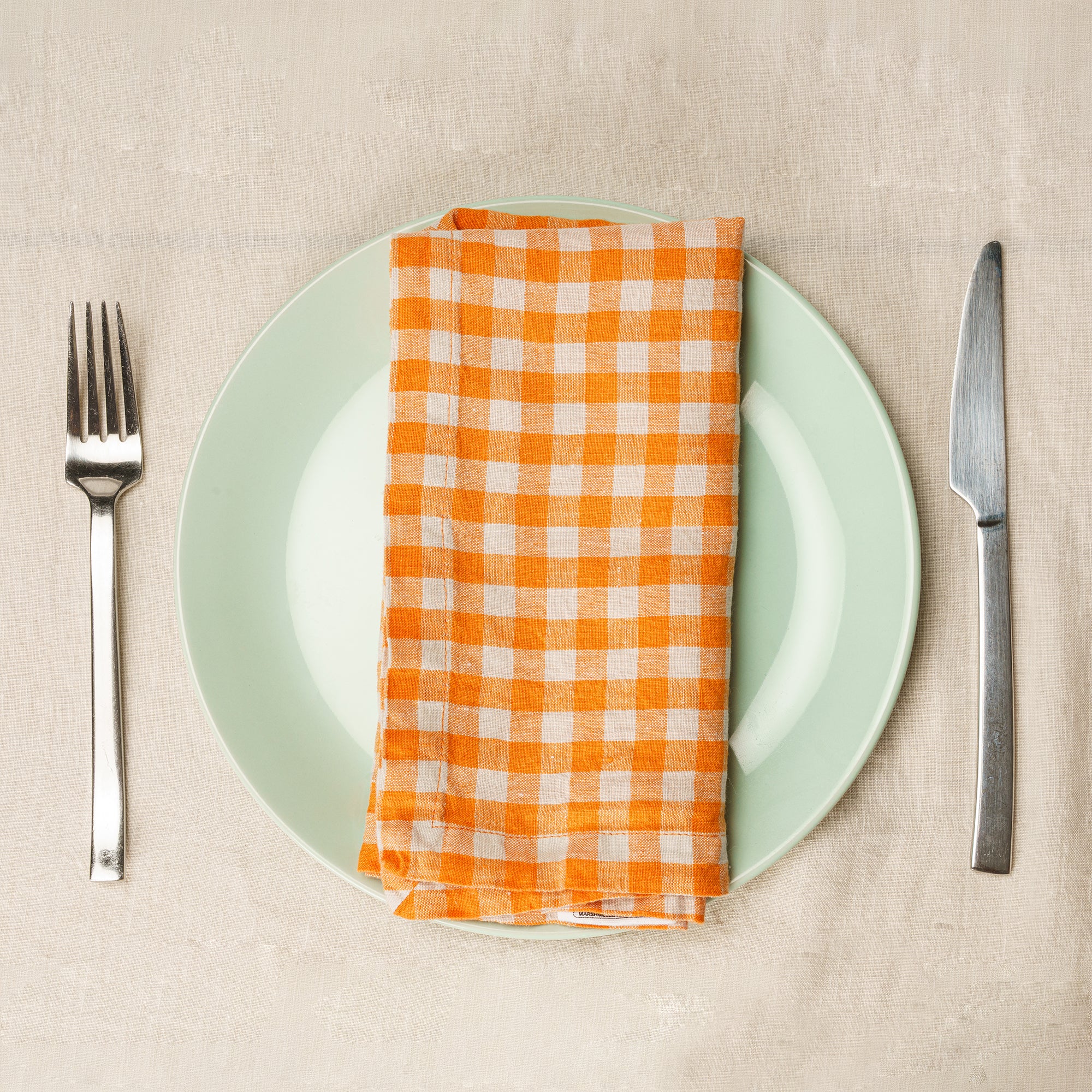 Napkin (Orange Gingham)