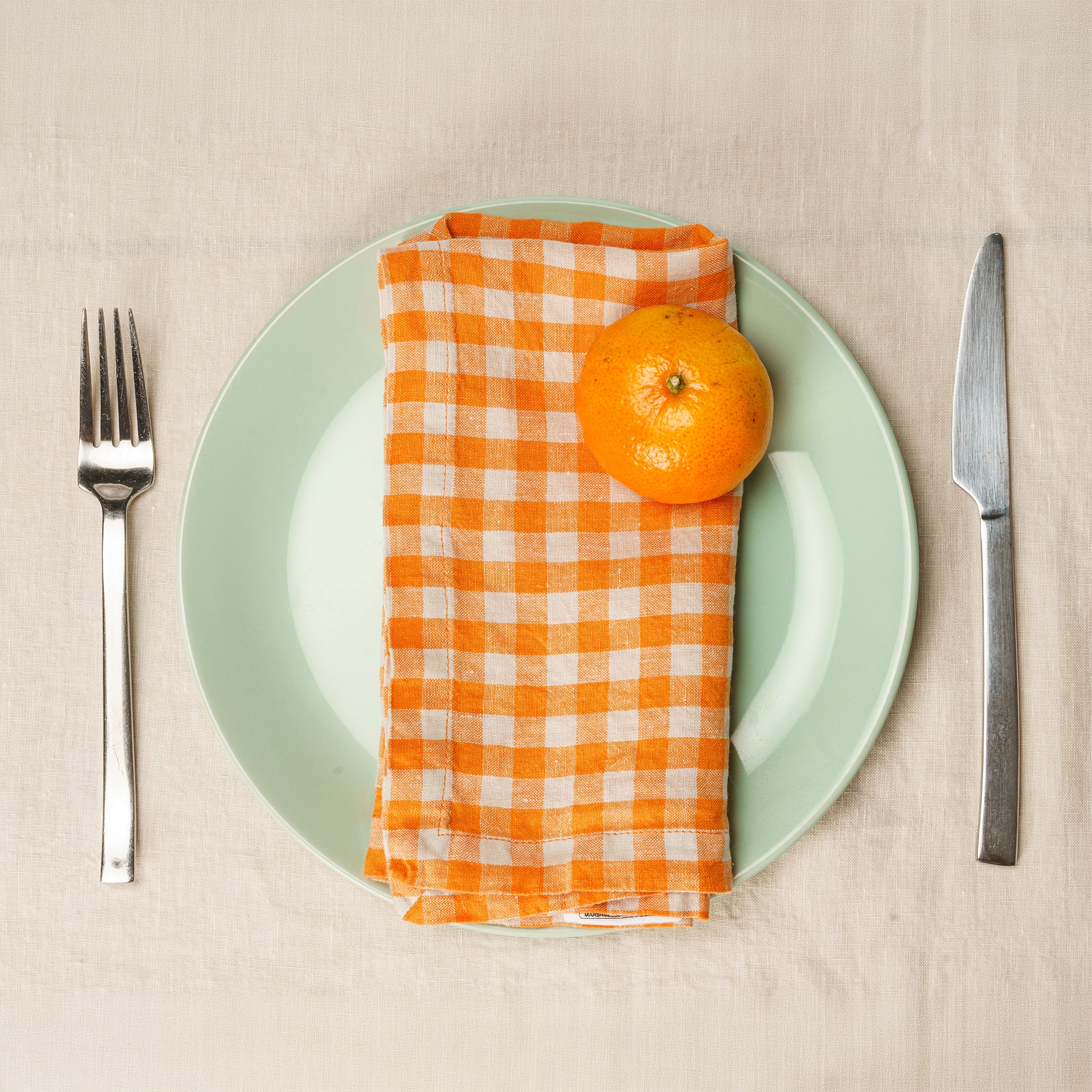 Napkin (Orange Gingham)