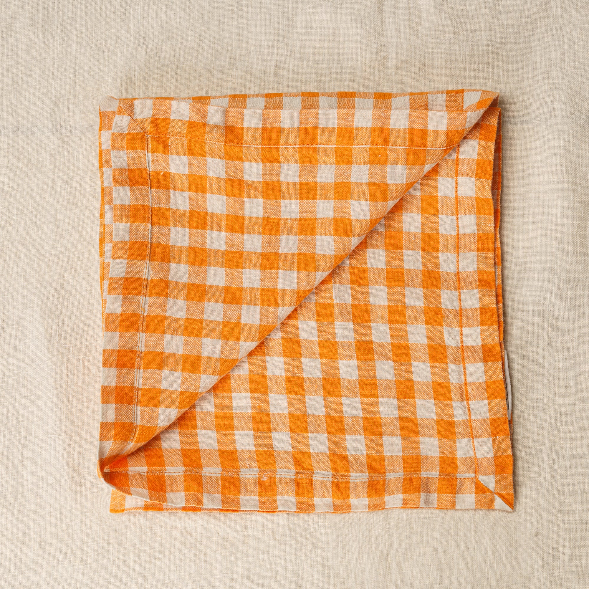 Napkin (Orange Gingham)