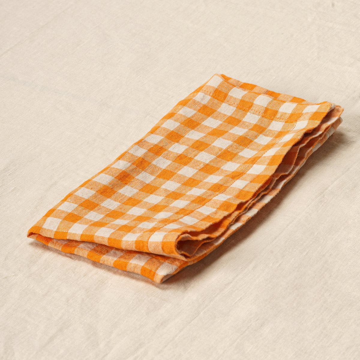 Napkin (Orange Gingham)