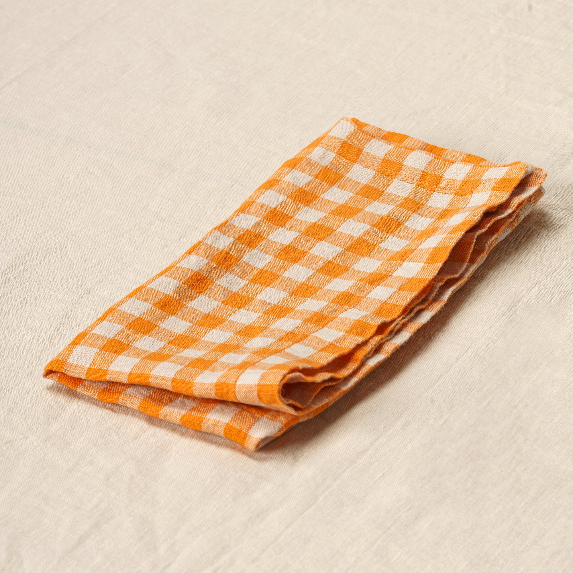 Napkin (Orange Gingham)