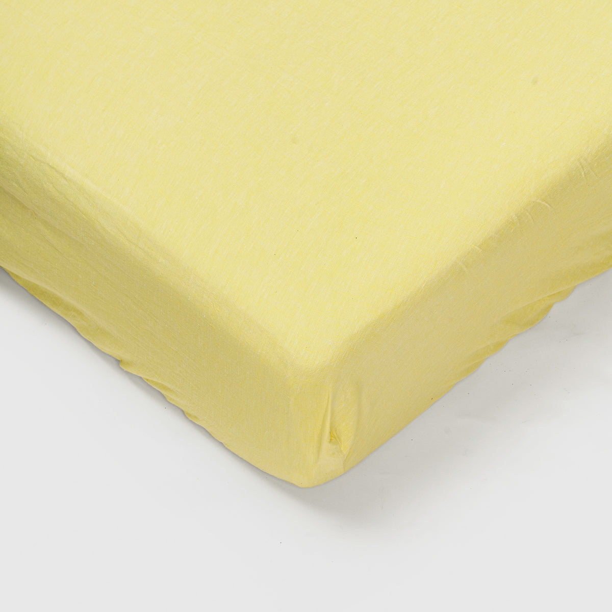 Fitted sheet - Linen (Lemon)