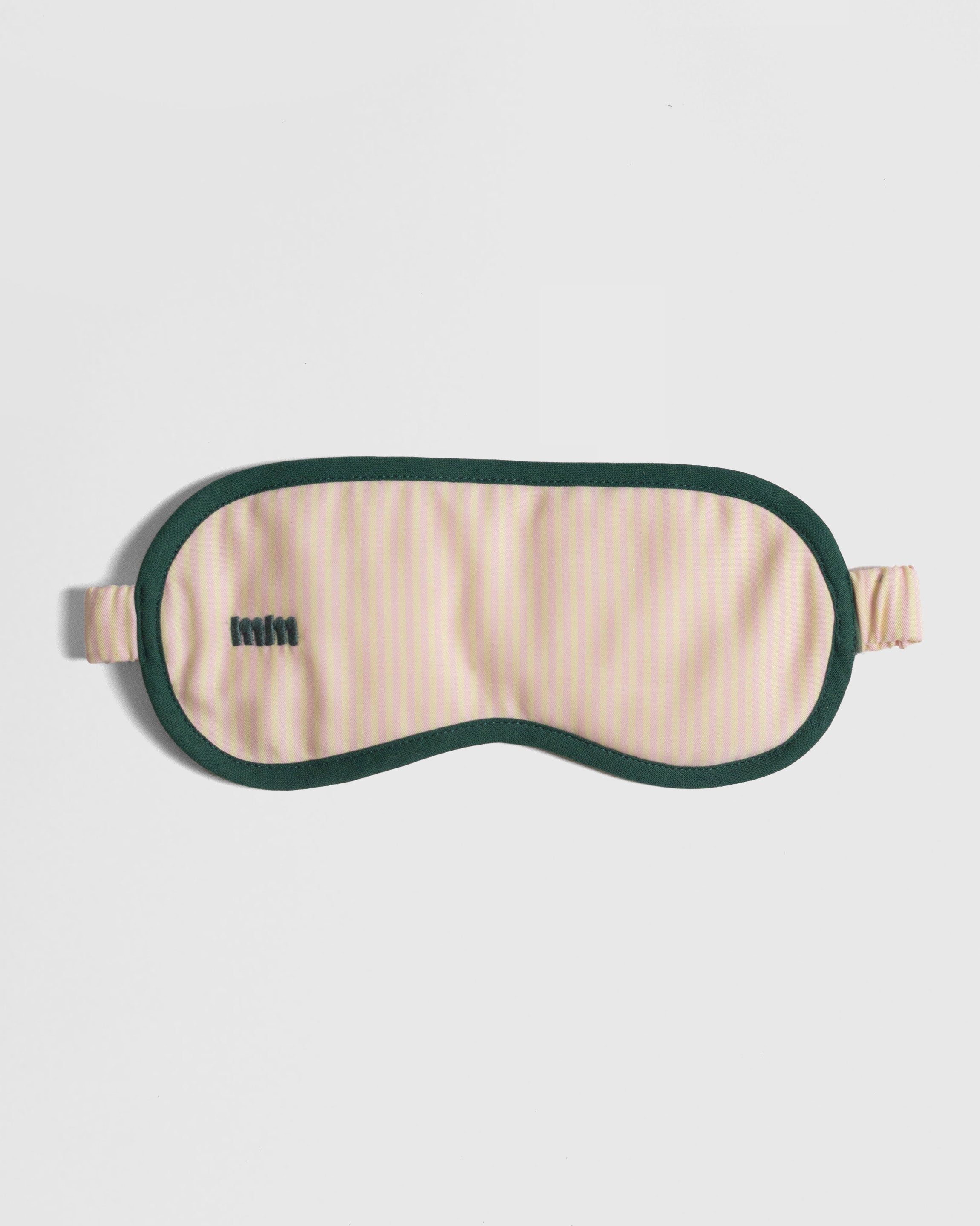 Sleep Mask- Orange and Yellow Stripes